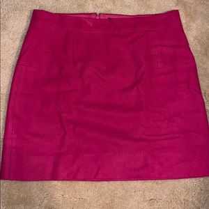 J Crew Pink Wool Pencil Skirt, Size 6